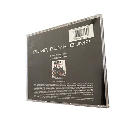B2K P Diddy Bump Bump Bump Cd Single Y2K 2002 - Picture 2 of 4
